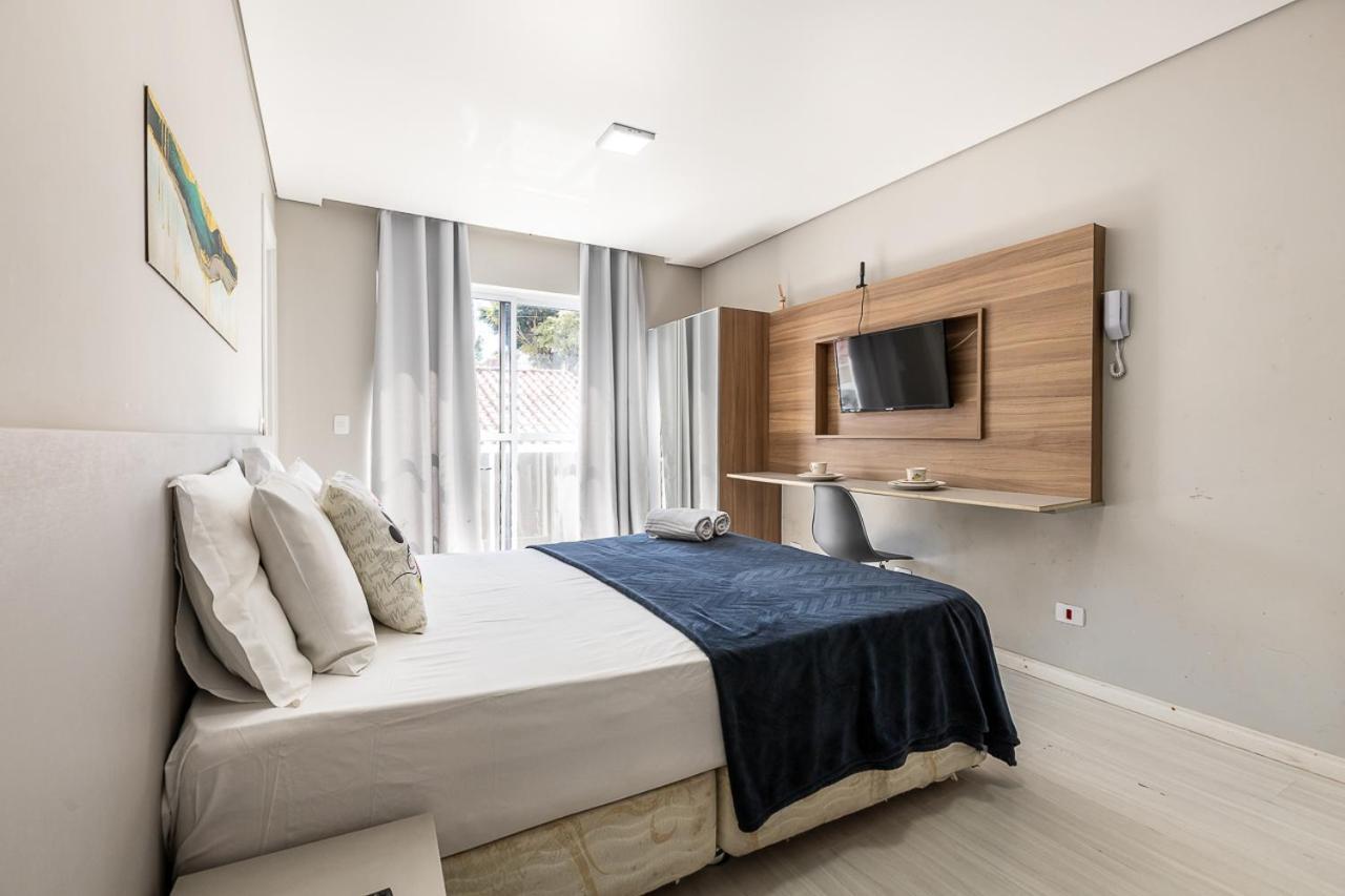 3-Studio Lindamente Decorado! Ideal Para Casal!!! كوريتيبا المظهر الخارجي الصورة